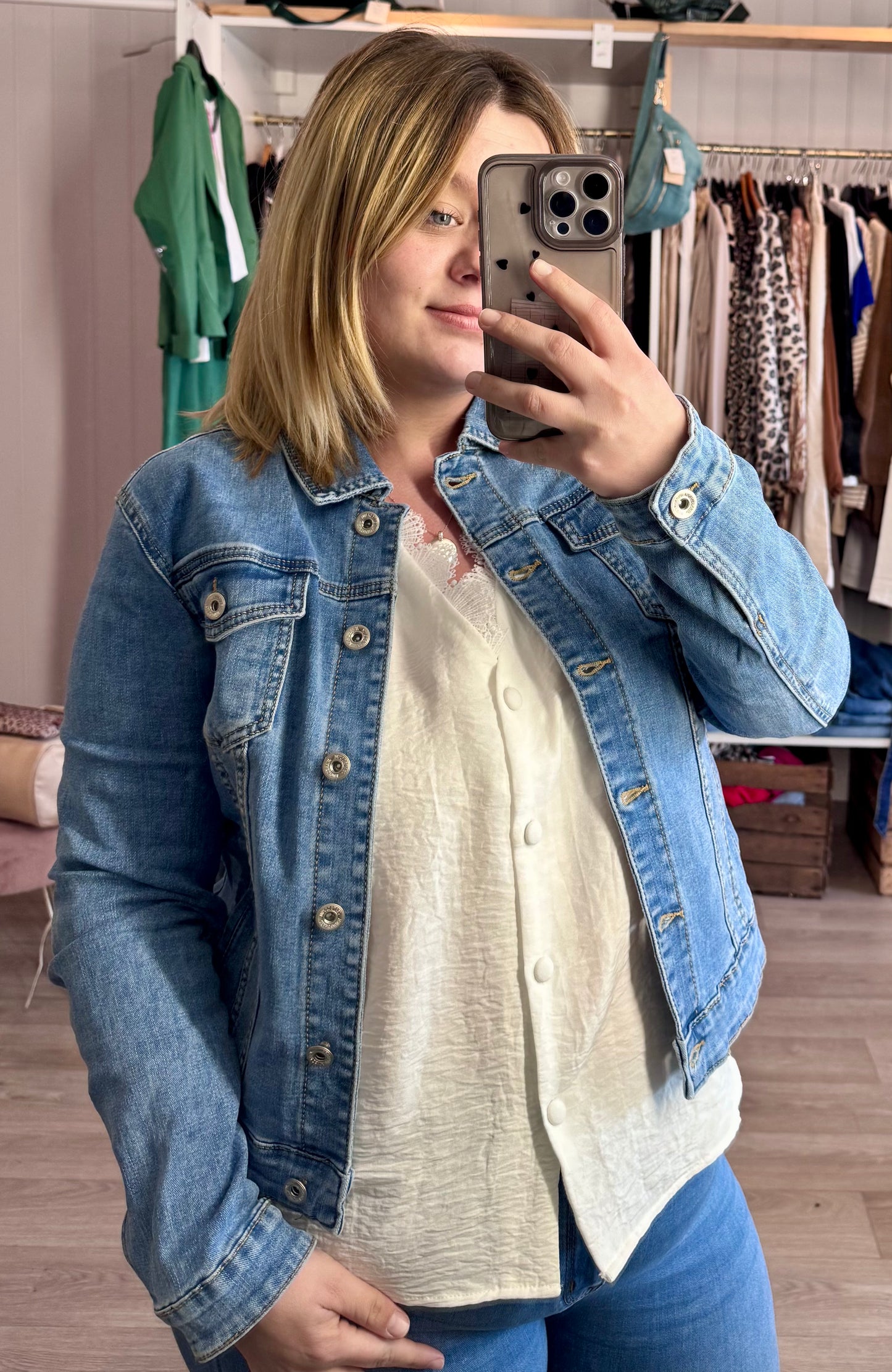 Veste en jean Zoé