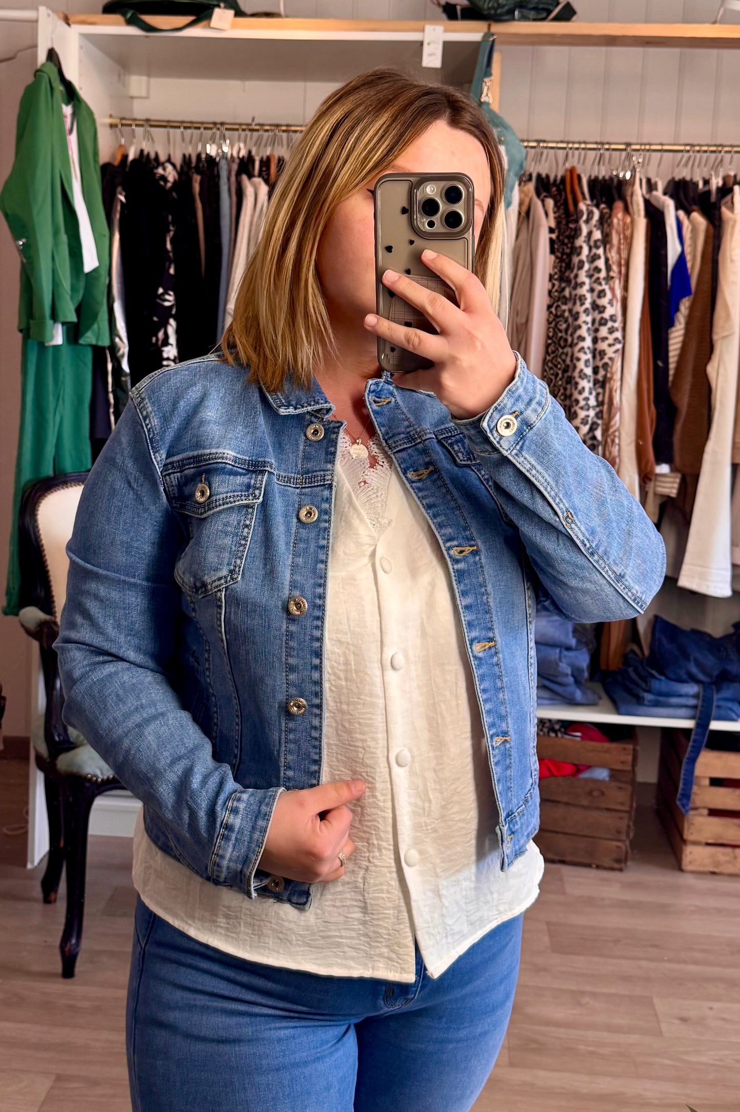 Veste en jean Zoé