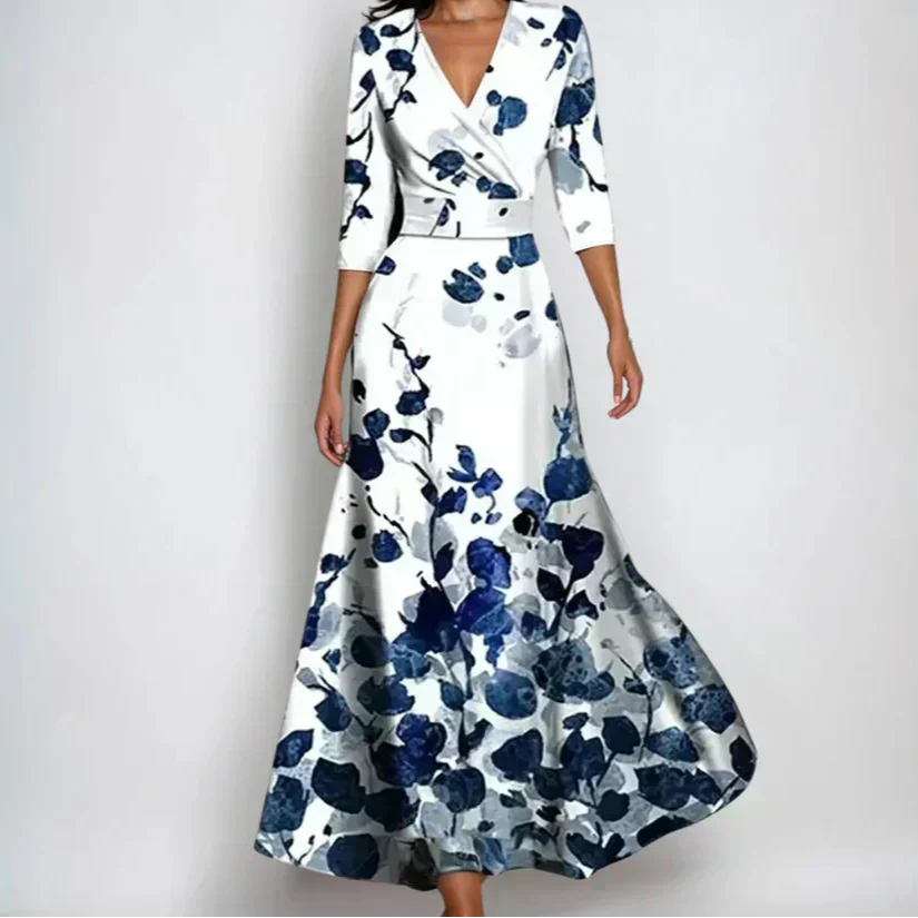 Lucia | Graceful Floral Evening Dress