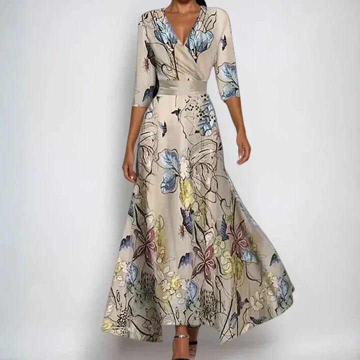 Emily | Graceful Floral Gown