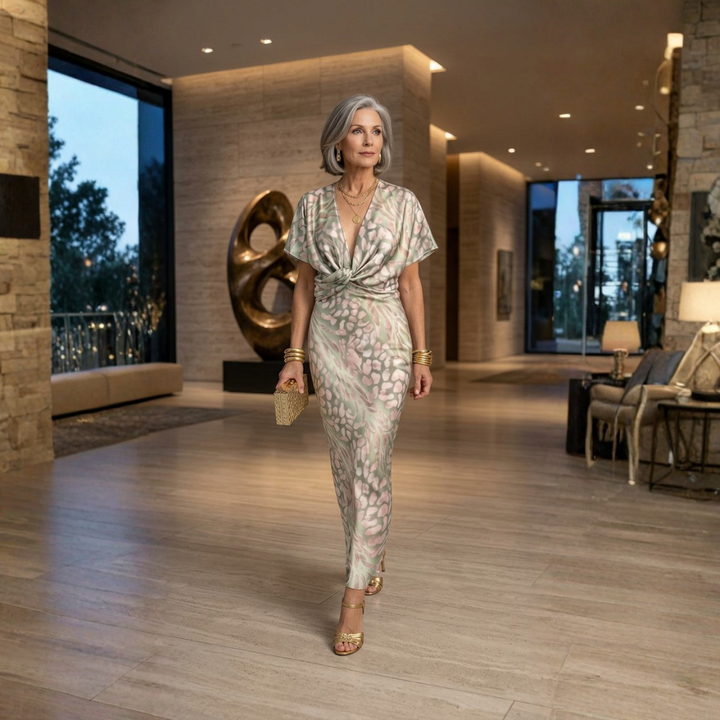 Nela | Effortlessly Elegant Chic Wrap Maxi Dress