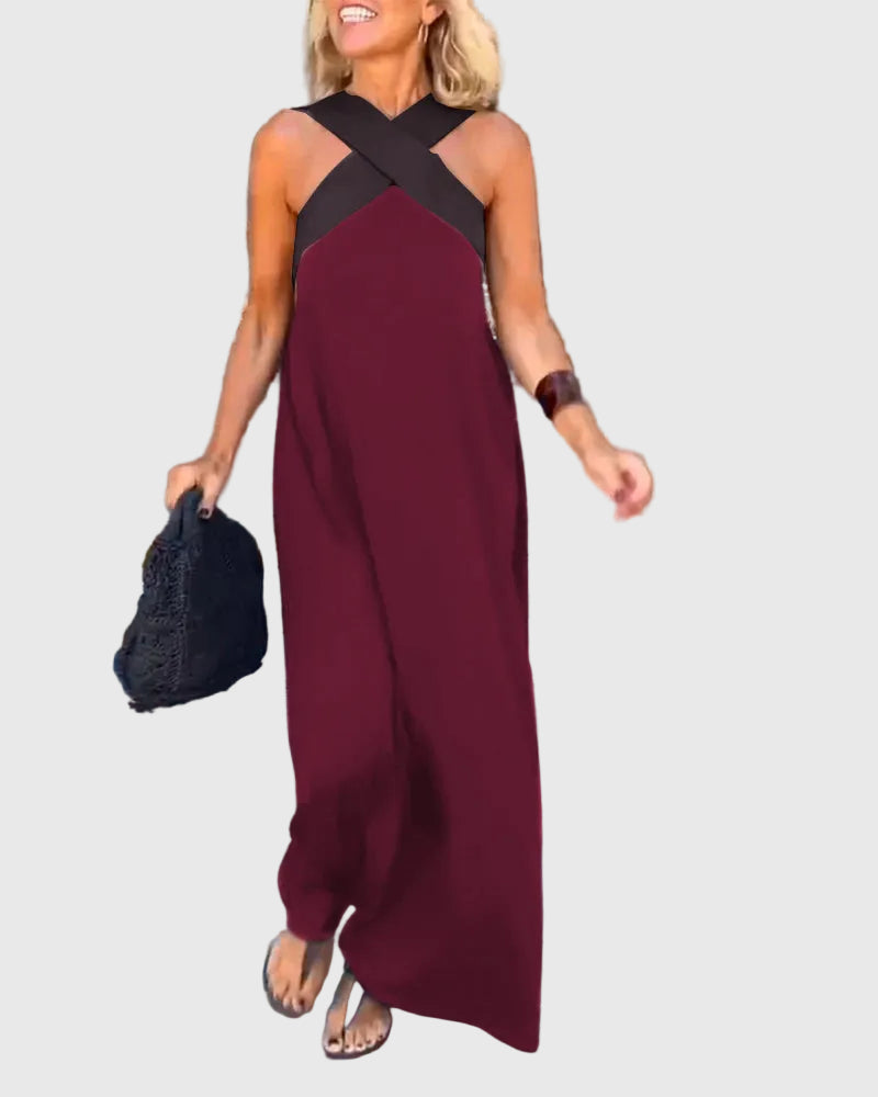 Elena | Gracefully Flowing Elegant Maxi Dress