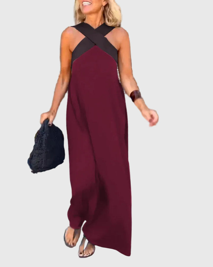 Elena | Gracefully Flowing Elegant Maxi Dress