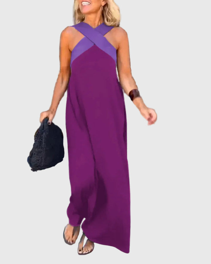 Elena | Gracefully Flowing Elegant Maxi Dress