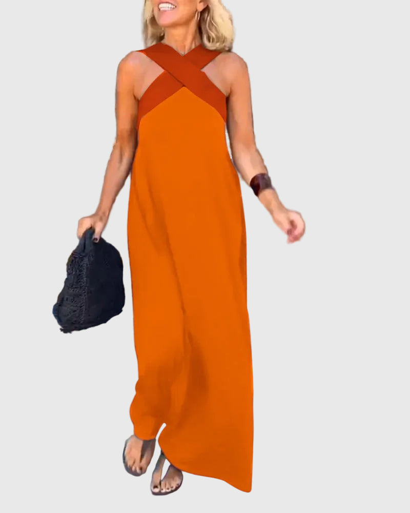 Elena | Gracefully Flowing Elegant Maxi Dress