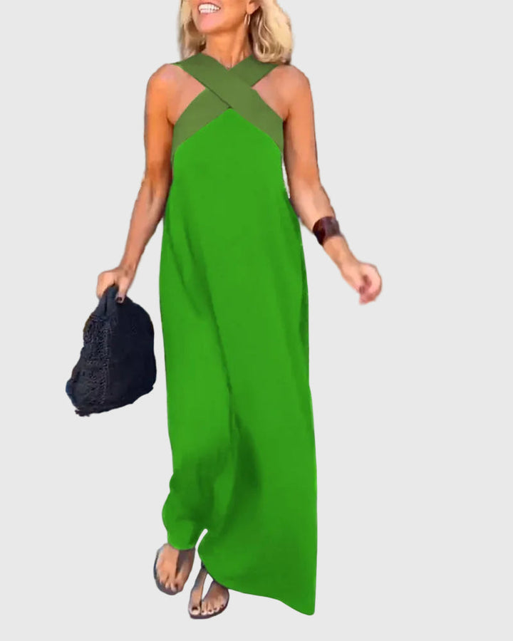 Elena | Gracefully Flowing Elegant Maxi Dress