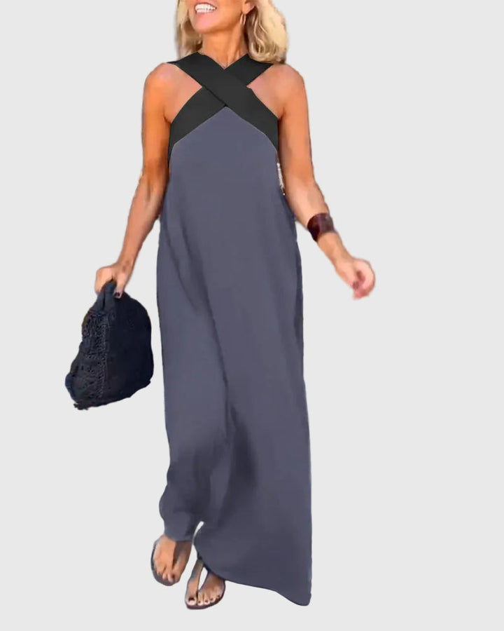 Elena | Gracefully Flowing Elegant Maxi Dress