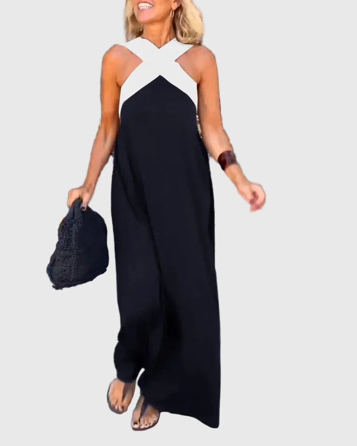 Elena | Gracefully Flowing Elegant Maxi Dress