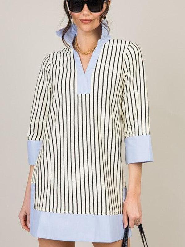 Loida - Classic Stripe Dress