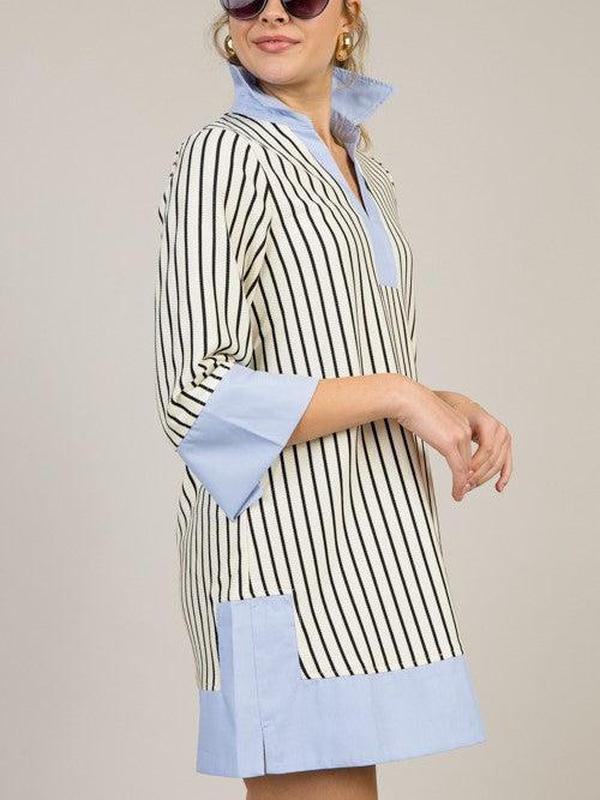 Loida - Classic Stripe Dress