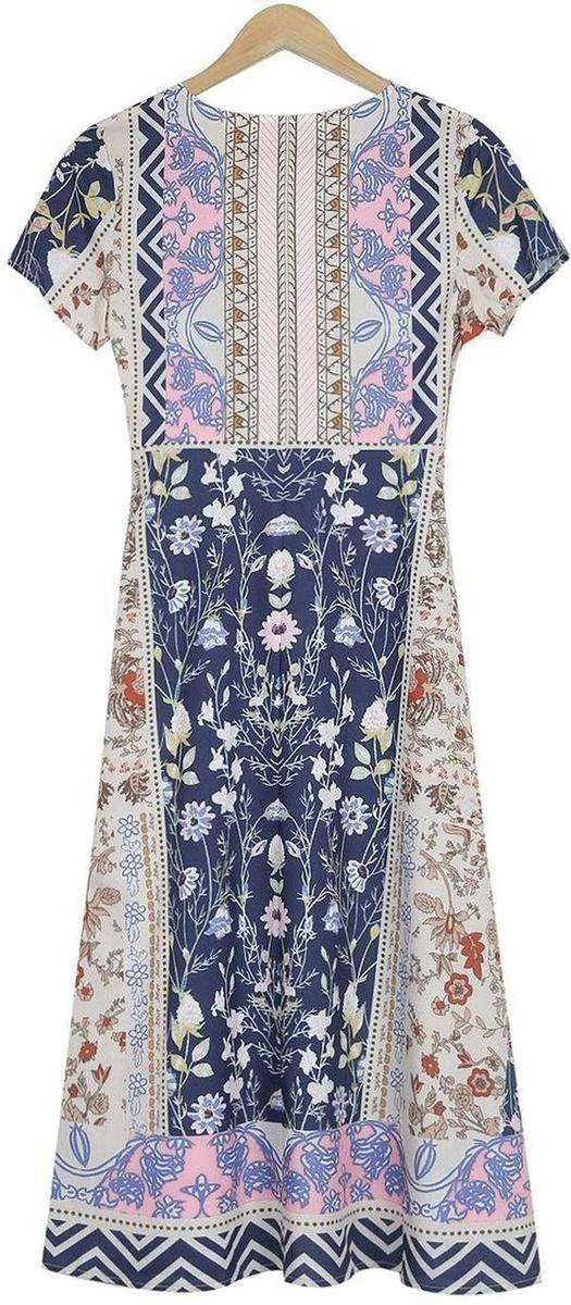 Evira - Boho Printed Dress