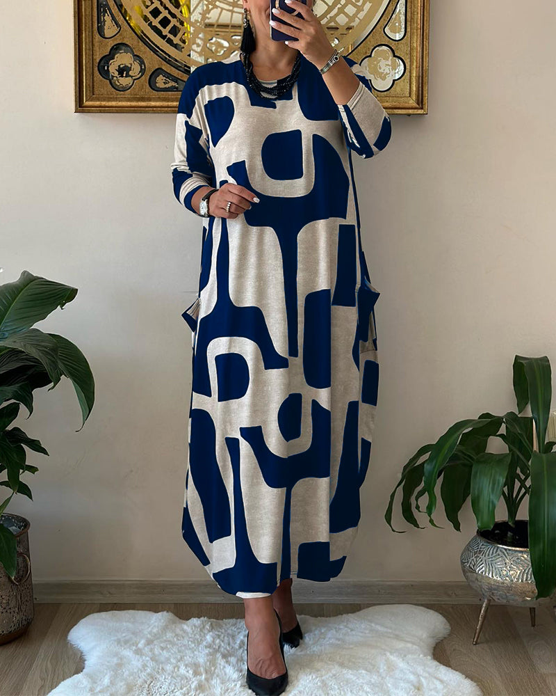 Mariah - Abstract Aura Dress