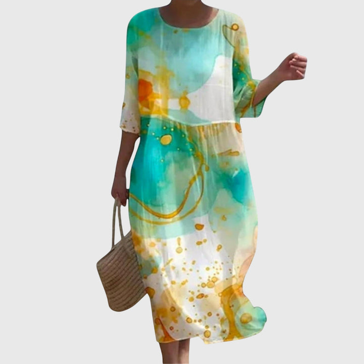 Hayley | Elegant Floral Maxi Dress