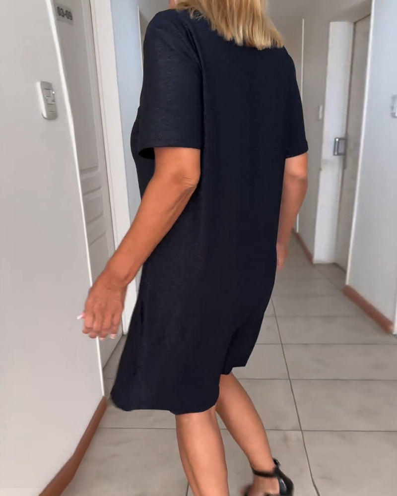Heather - Effortless Twist Dress