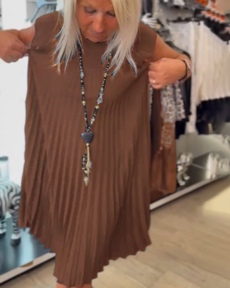Eloria - Pleated Chic Dress