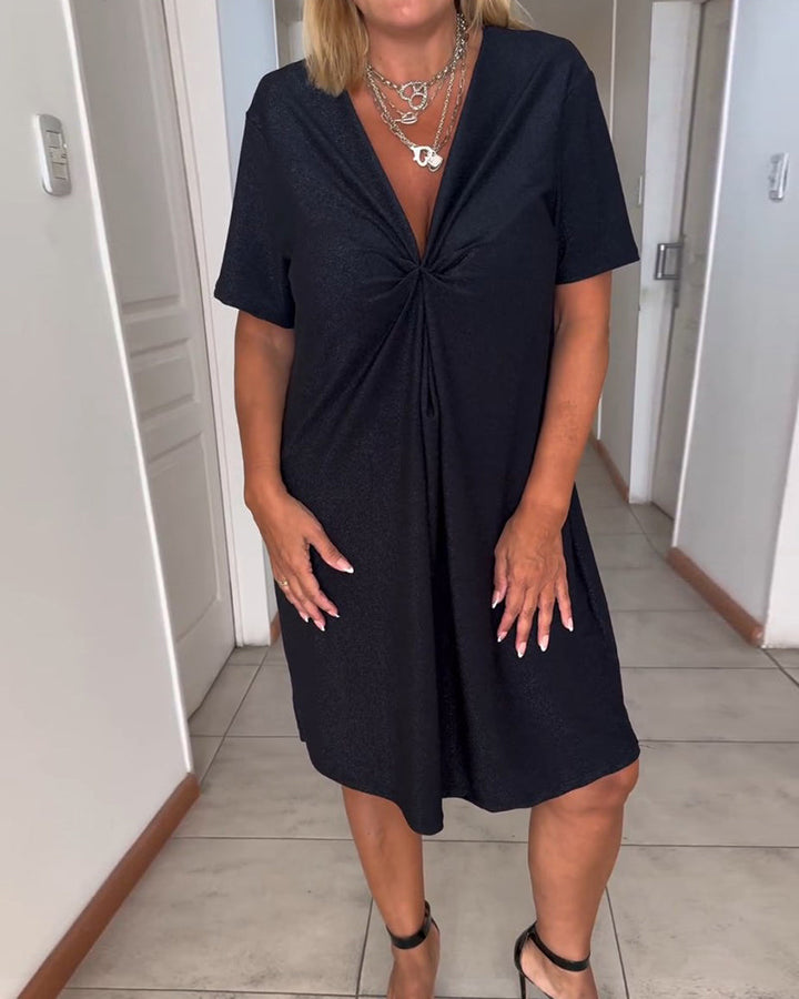 Heather - Effortless Twist Dress