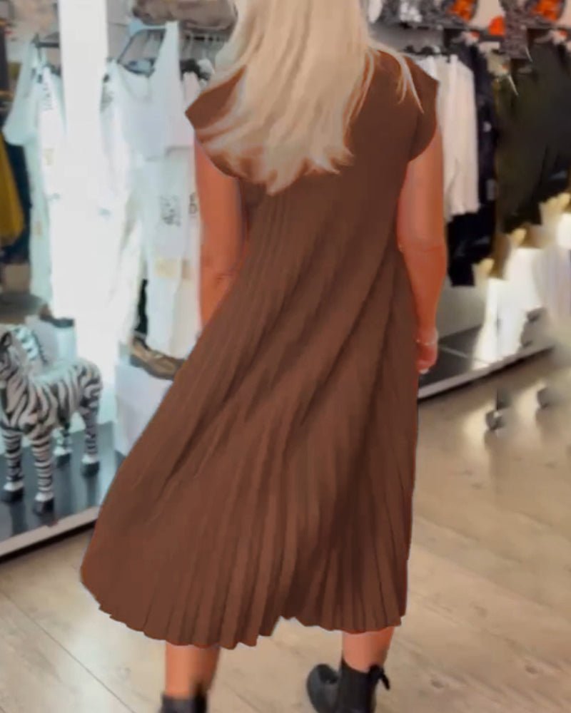 Eloria - Pleated Chic Dress