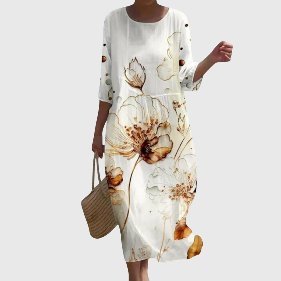 Hayley | Elegant Floral Maxi Dress