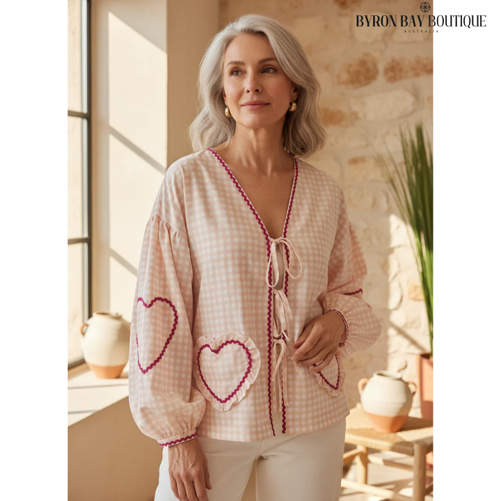 Irissa - Heart Blouse