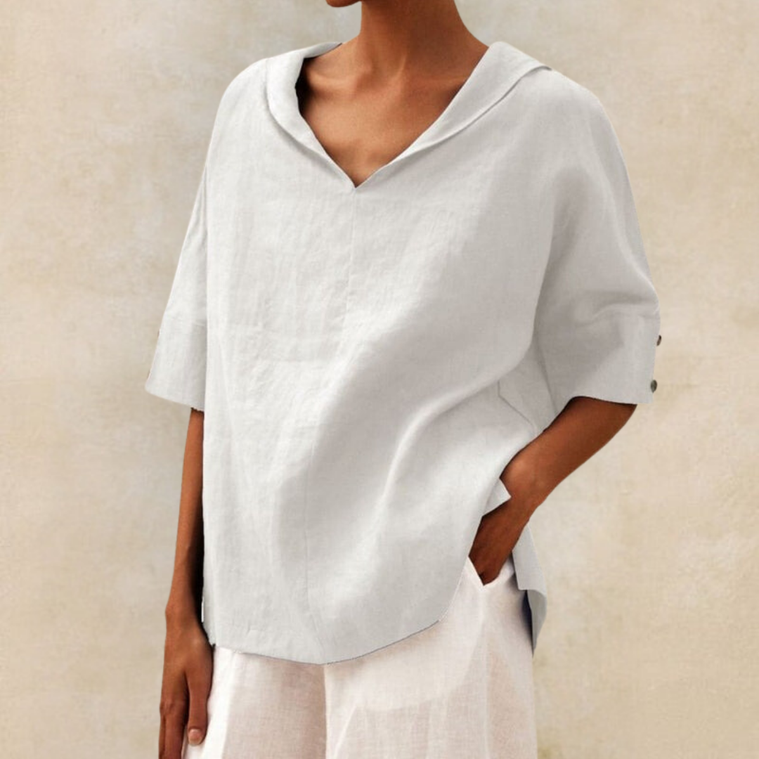 Mireina - Casual Loose-Fit Blouse