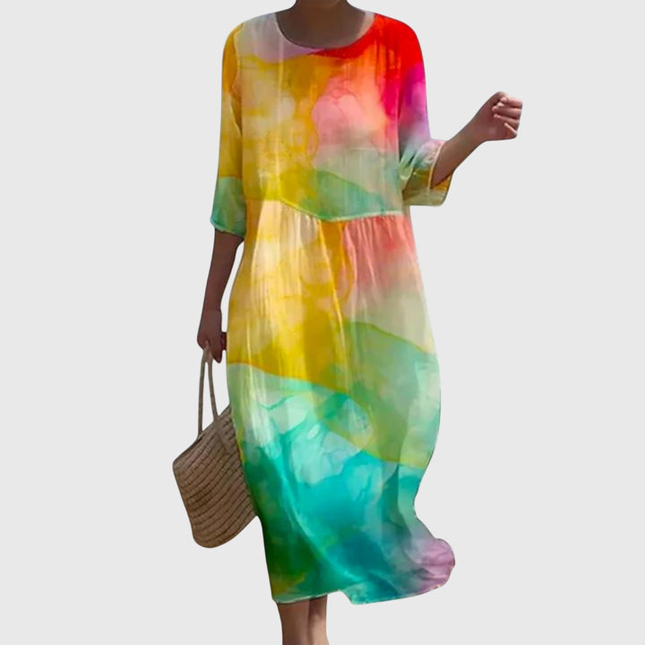 Hayley | Elegant Floral Maxi Dress