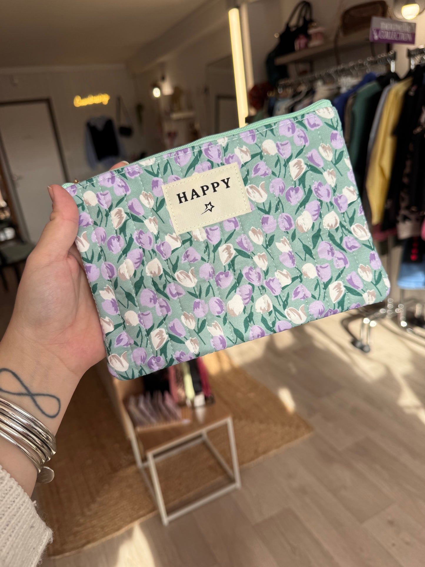 Pochette fleurs