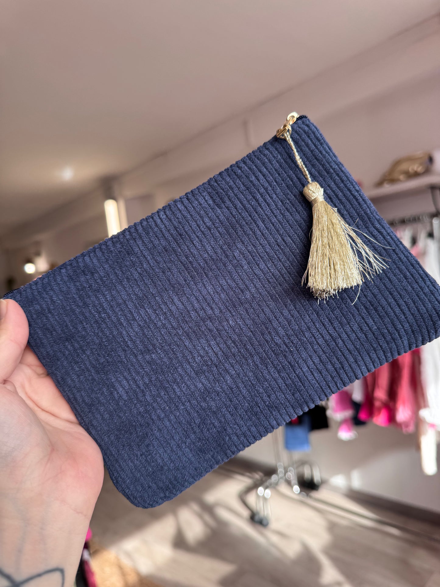 Pochette bleu marine