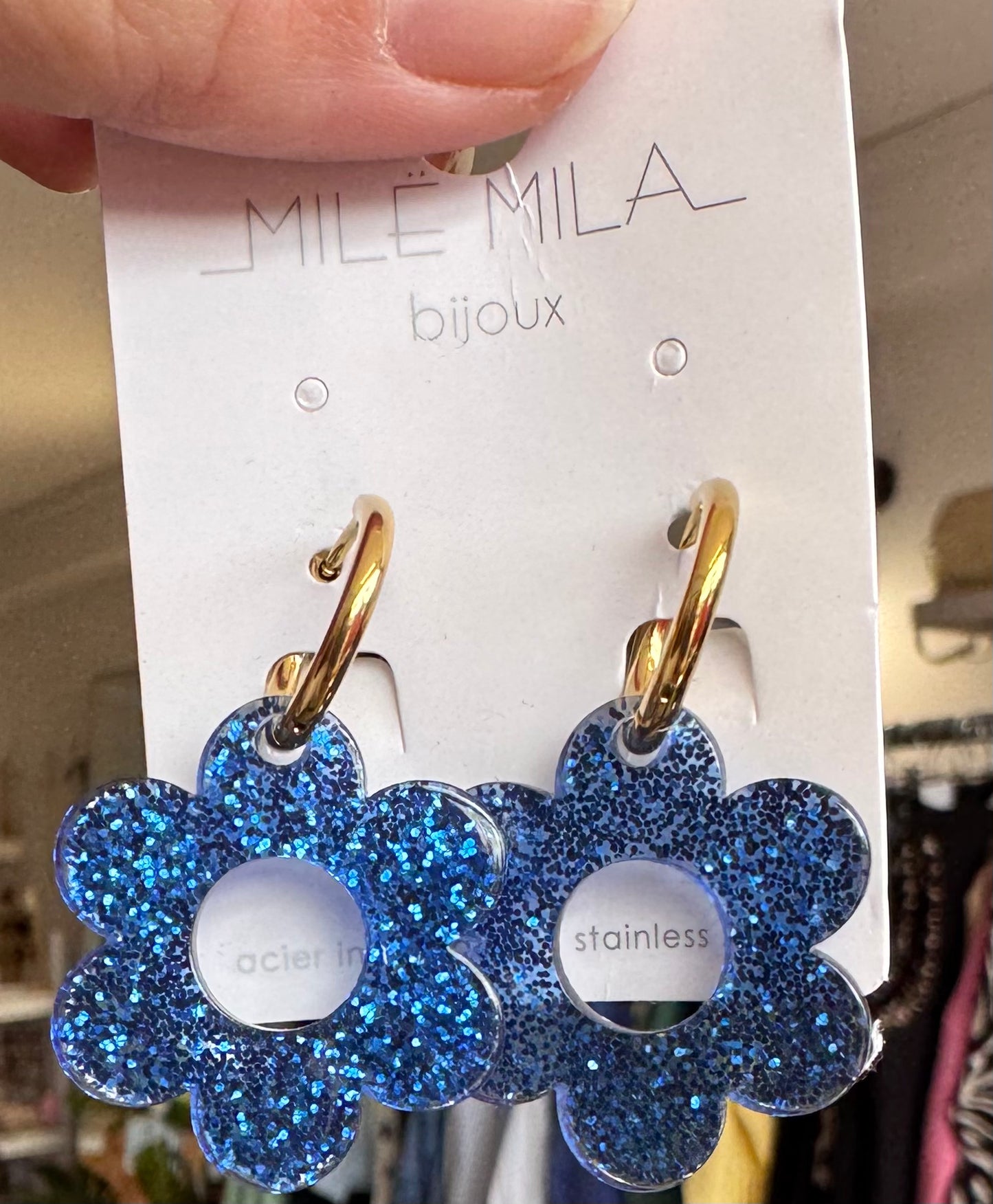 Boucles d'oreilles fleurs