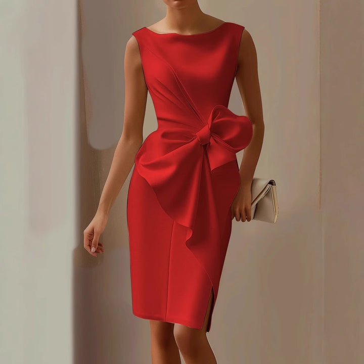 Elara - Classic Bow Dress