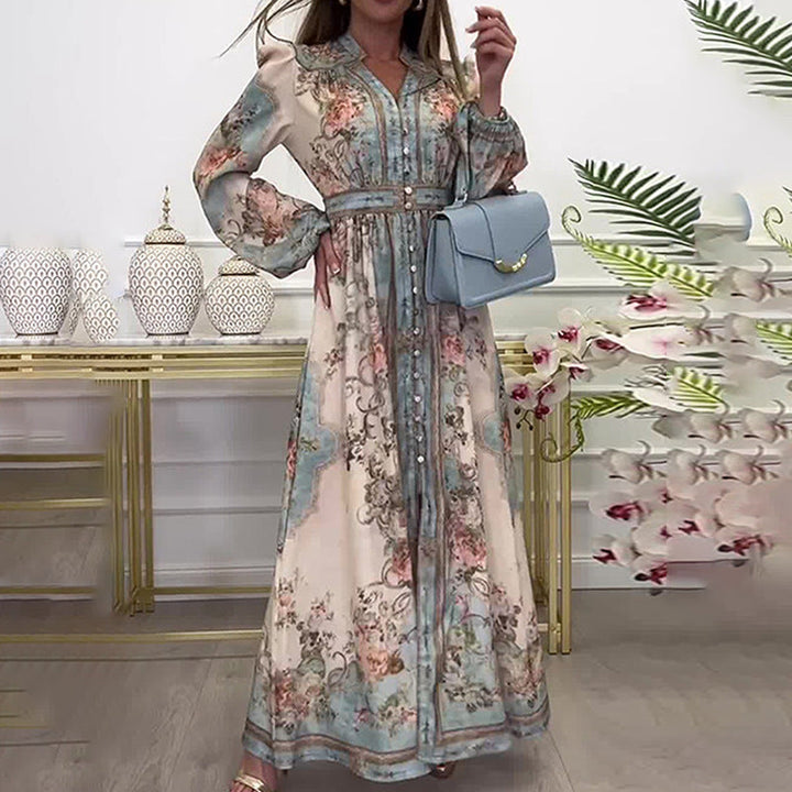 Evelyn Grace | Chic Floral Maxi Dress