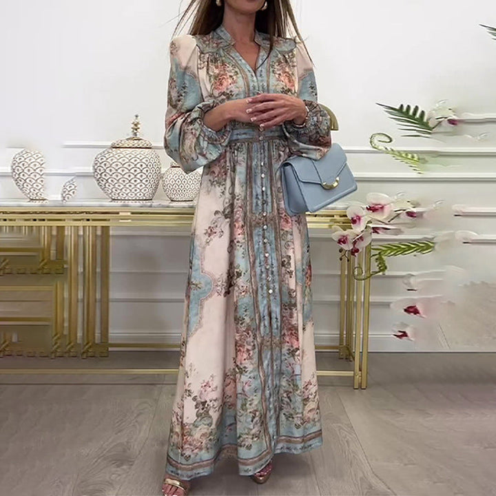 Evelyn Grace | Chic Floral Maxi Dress