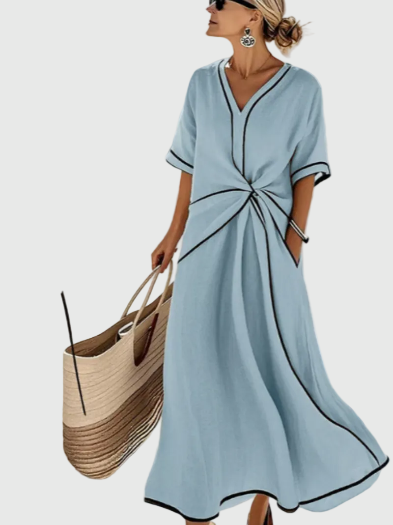 Helena | Breezy Coastal Maxi Dress
