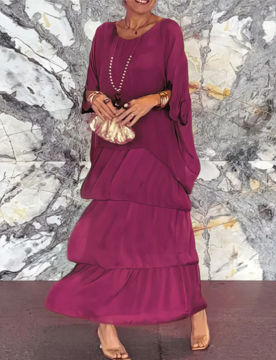 Lara | Elegant Maxi Dress with a Flowing Silhouette