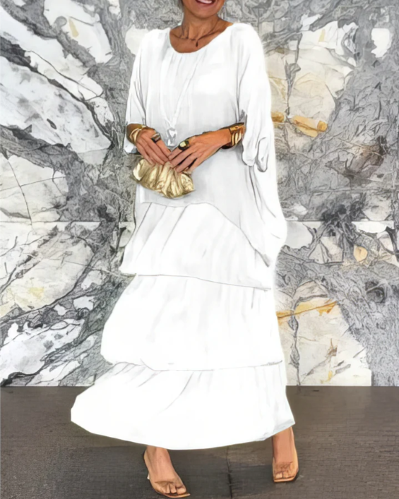 Lara | Elegant Maxi Dress with a Flowing Silhouette
