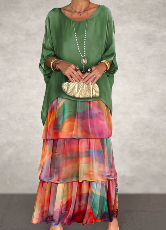 Lara | Elegant Maxi Dress with a Flowing Silhouette