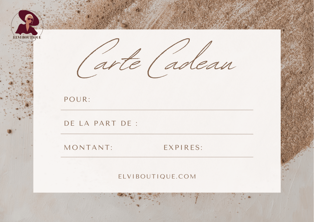 Carte Cadeau - ElviElvi