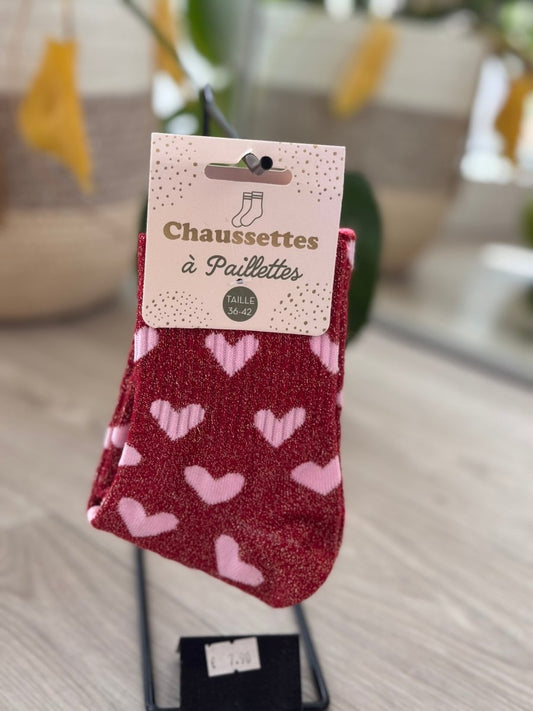 Chaussettes à paillettes - ElviElvi