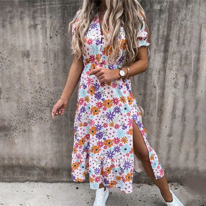 Noara - Floral Casual Dress