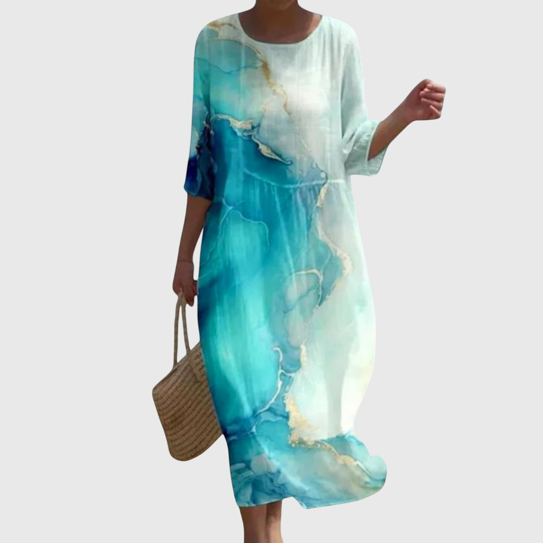 Hayley | Elegant Floral Maxi Dress