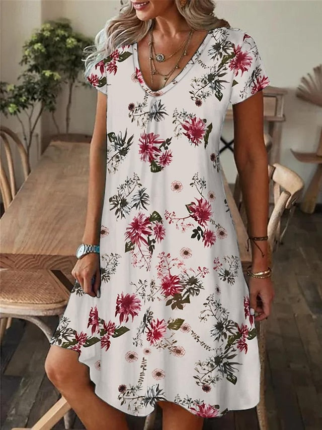 Lianne - Printed Bloom Dress