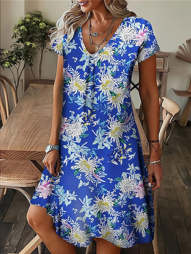 Lianne - Printed Bloom Dress