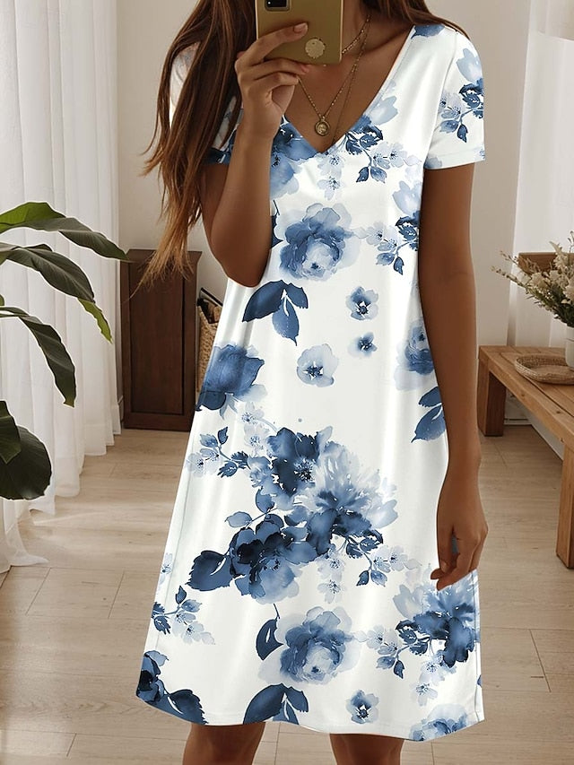 Lianne - Printed Bloom Dress