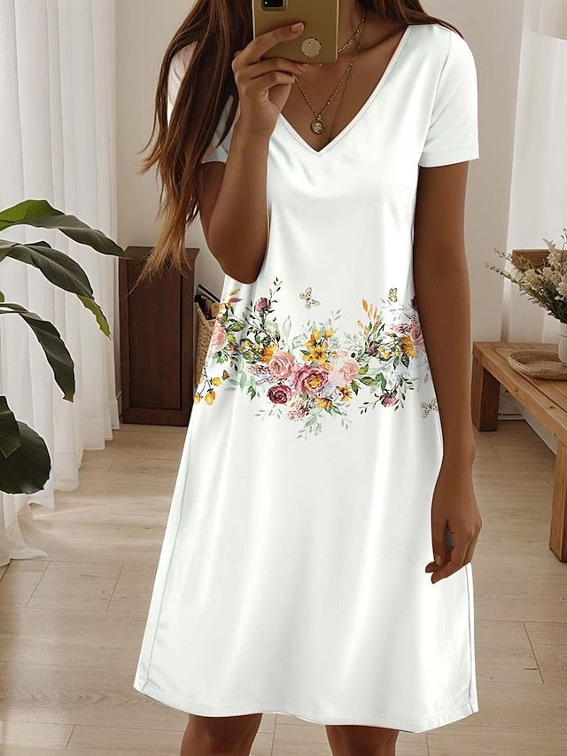 Lianne - Printed Bloom Dress