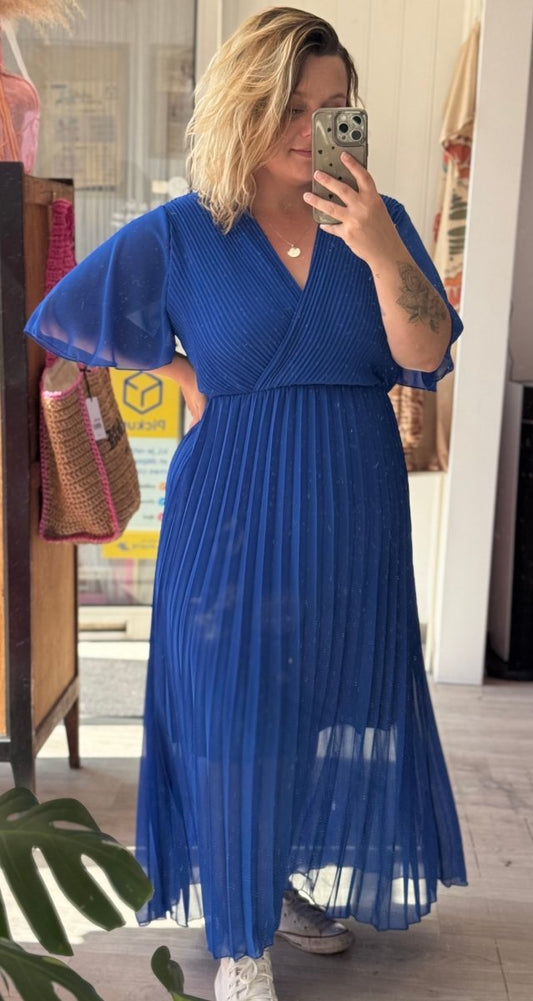 Robe longue plissé - Julia - ElviElvi