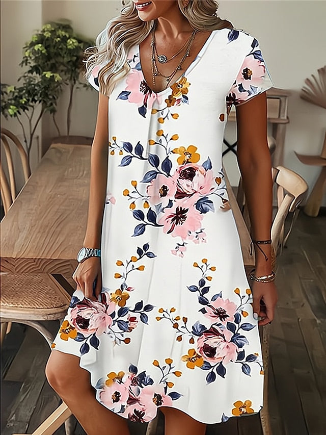 Lianne - Printed Bloom Dress